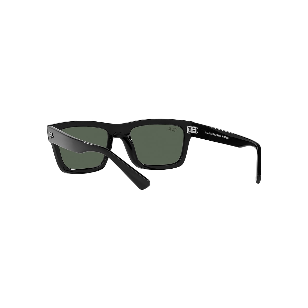 WARREN BIO-BASED Sunglasses in Black and Dark Green WARREN BIO-BASED Sunglasses in Black and Dark Green