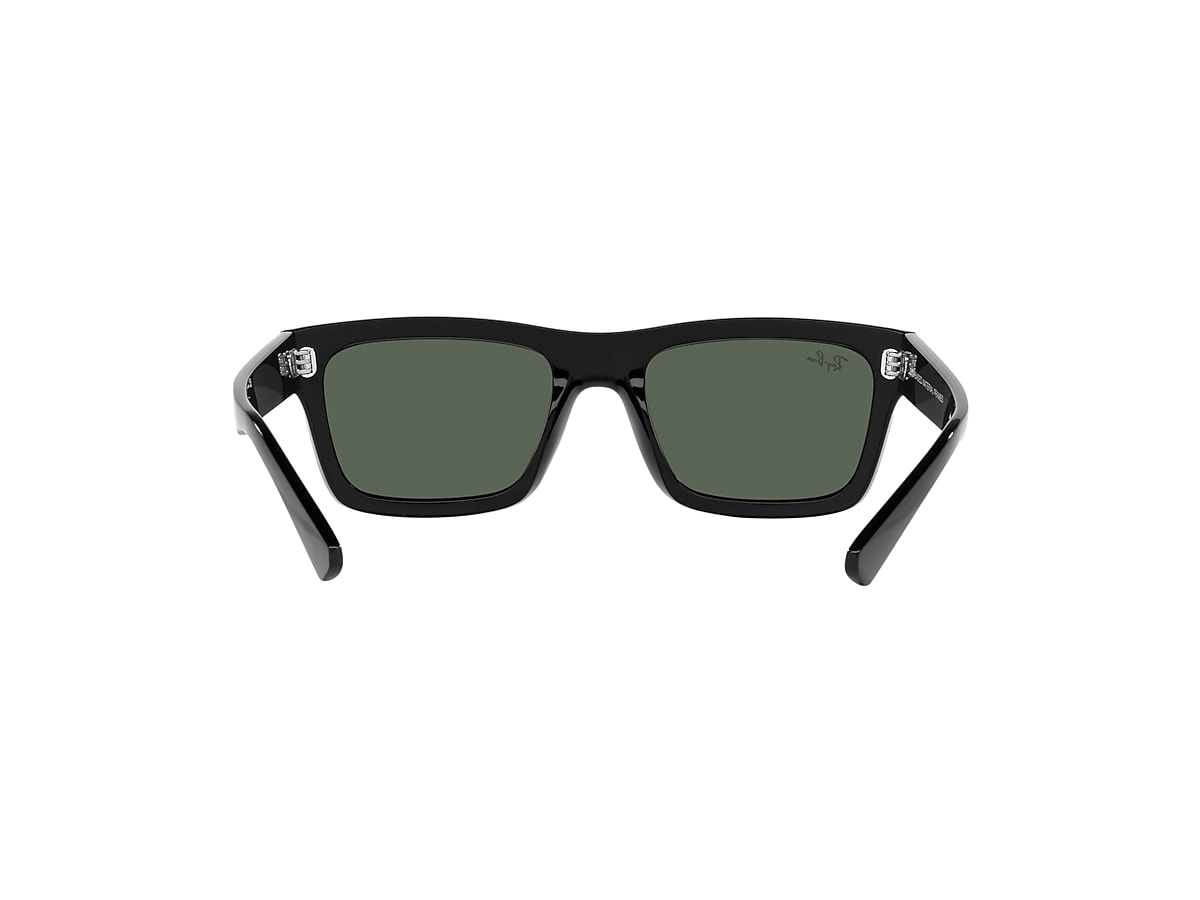 WARREN BIO-BASED Sunglasses in Black and Dark Green