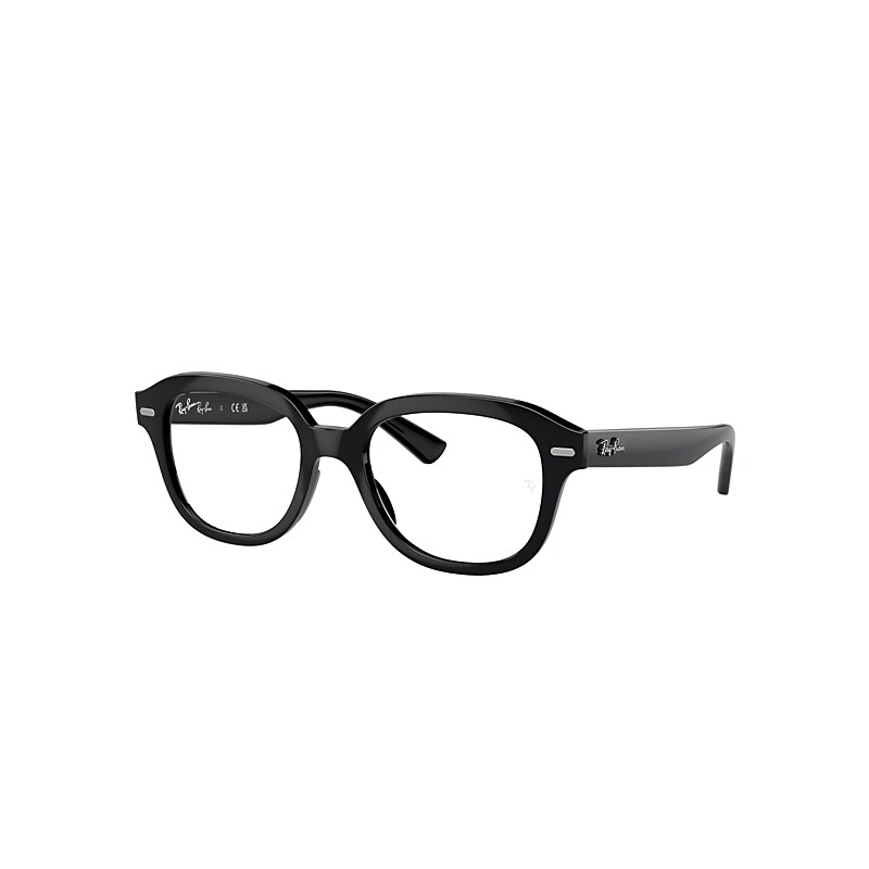 Ray Ban Erik Optics Eyeglasses Black Frame Clear Lenses Polarized 51-19