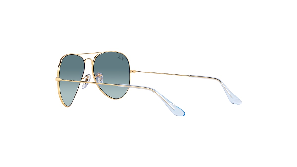 Ray ban gold blue gradient online