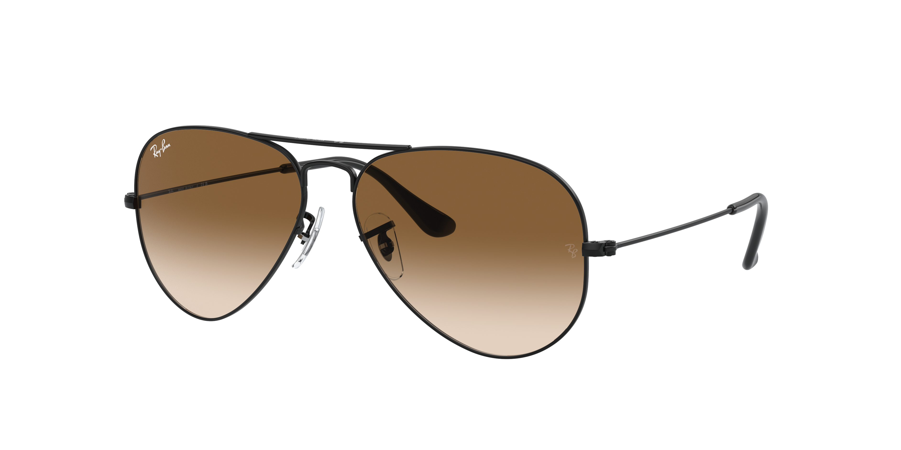 Aviator Gradient Sunglasses In Black And Brown RB3025 Ray Ban aviator-gradient-sunglasses-in-black-and-brown-rb3025-ray-ban