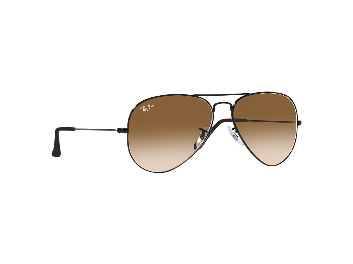 AVIATOR GRADIENT Sunglasses in Black and Brown RB3025 Ray Ban US