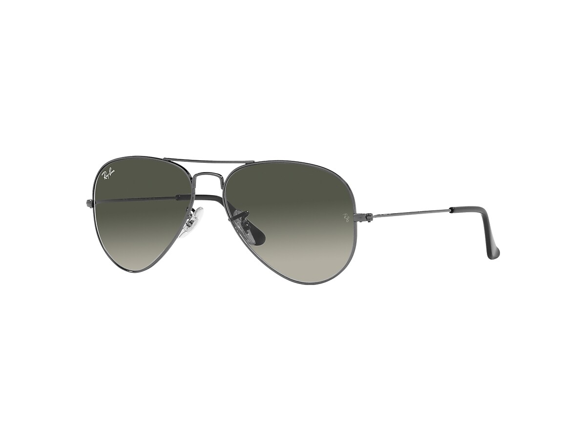 AVIATOR GRADIENT Sunglasses in Gunmetal and Grey RB3025 Ray