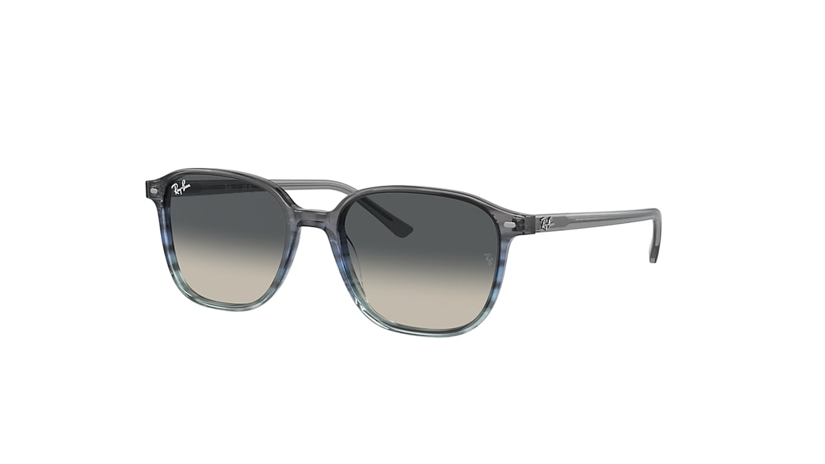 LEONARD Sunglasses in Striped Grey & Blue and Grey - RB2193