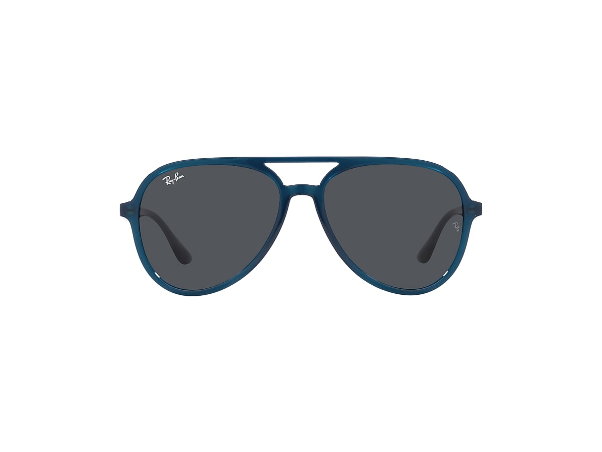 RB4376 Sunglasses in Opal Dark Blue and Dark Grey - RB4376 | Ray