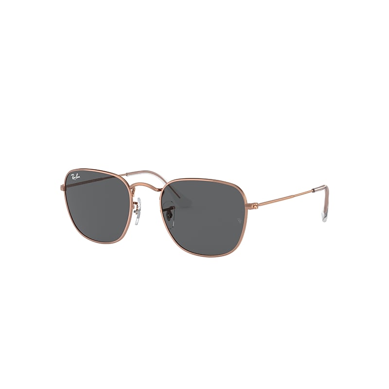 Ray Ban Sunglasses Unisex Frank Rose Gold - Rose Gold Frame Grey Lenses 54-20 In Rose Gold