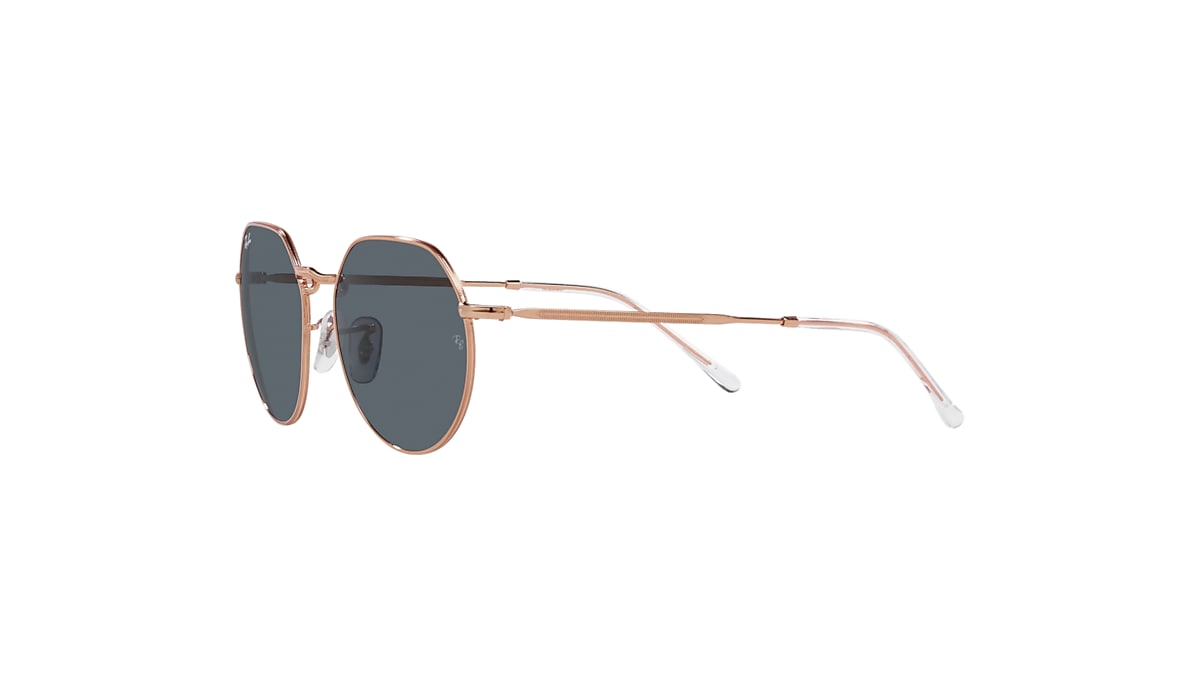 JACK ROSE GOLD Sunglasses in Rose Gold and Blue - RB3565 | Ray-Ban® US