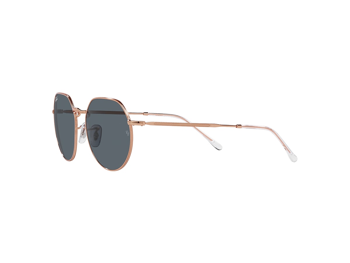 JACK ROSE GOLD Sunglasses in Rose Gold and Blue - RB3565 | Ray-Ban® US