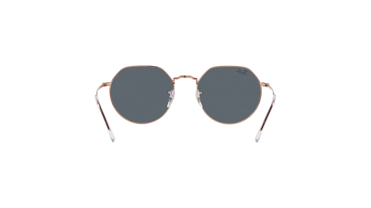 【レイバン公式ストア】 Ray-Ban® JACK ROSE GOLD サングラス | ローズゴールド X ブルー - RB3565