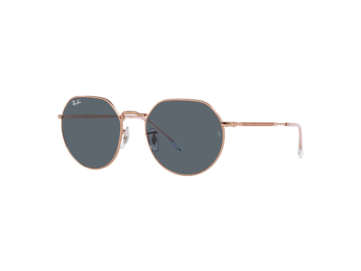 Gafas de Sol JACK ROSE GOLD en Rose Gold y Azul - RB3565
