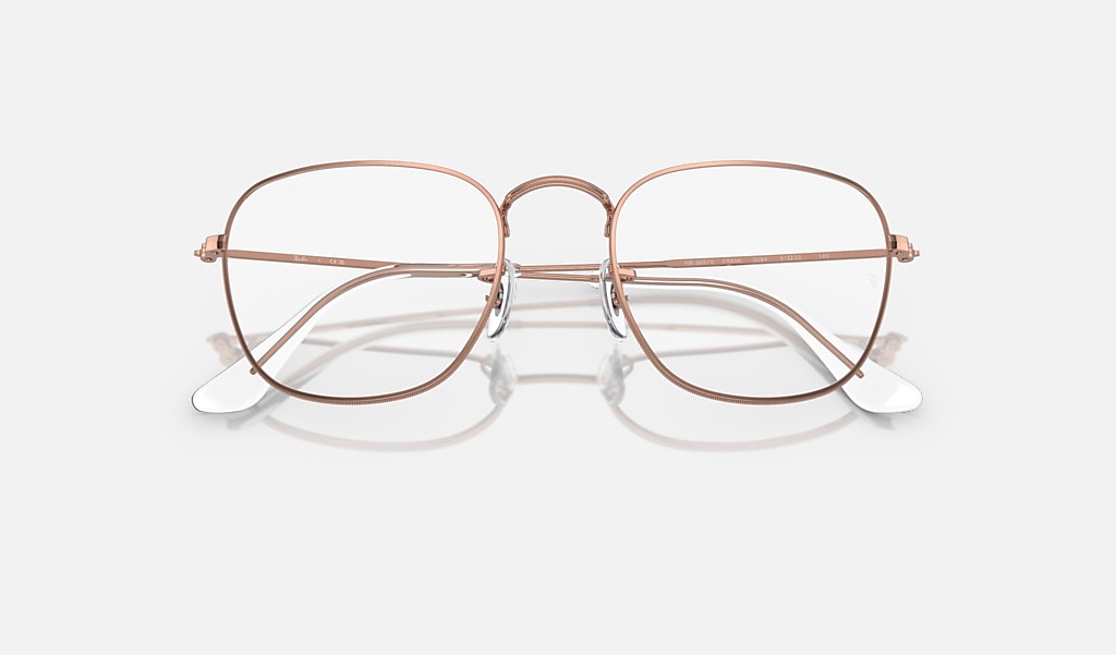 Frank Optics Rose Gold Eyeglasses with Rose Gold Frame | Ray-Ban®