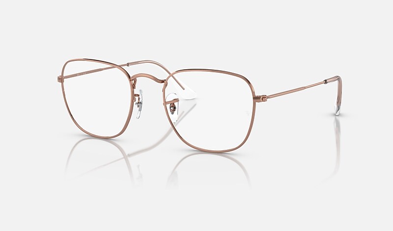 Cyber Monday Ray-Ban Eyeglasses Frank Optics Rose Gold Rose Gold Frame  Clear Lenses