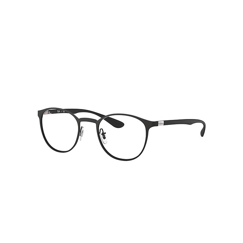 Ray Ban Eyeglasses Unisex Rb6355 Optics - Gunmetal Frame Clear Lenses Polarized 52-20