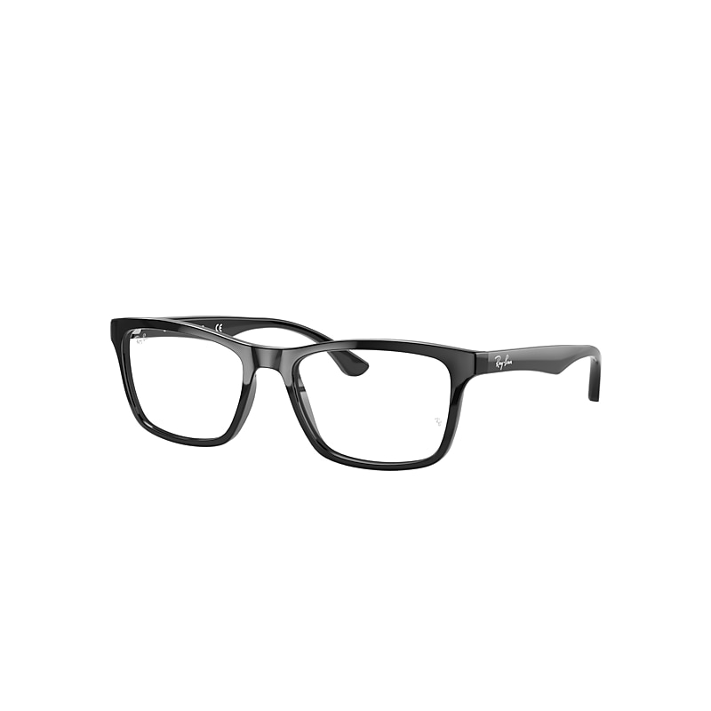 Ray Ban Eyeglasses Unisex Rb5279 Optics - Black Frame Clear Lenses 57-18