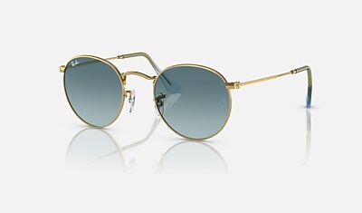 レイバン公式ストア】 Ray-Ban® ROUND METAL サングラス | ゴールド X