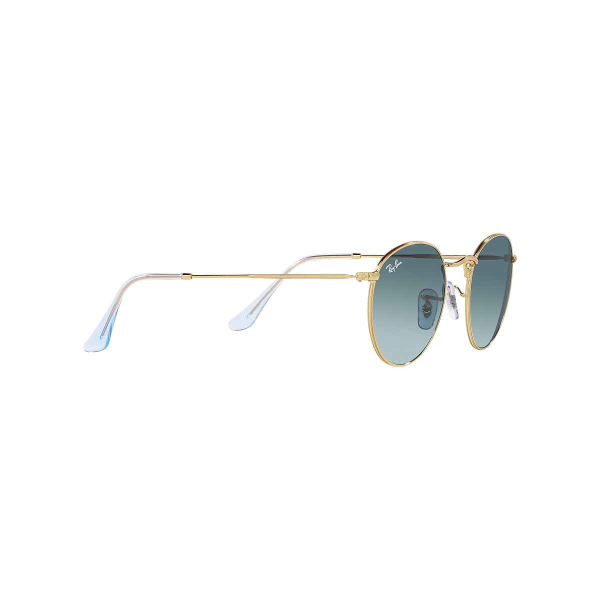 ROUND METAL Sunglasses in Gold and Blue - RB3447 | Ray-Ban® US