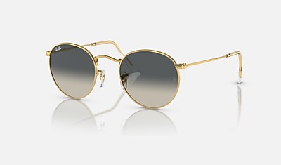 レイバン公式ストア】 Ray-Ban® ROUND METAL サングラス | ゴールド X