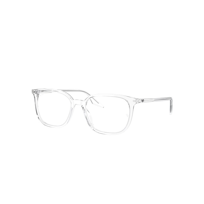 Ray Ban Rb5406 Optics Eyeglasses Transparent Frame Clear Lenses Polarized 54-18 In Transparent