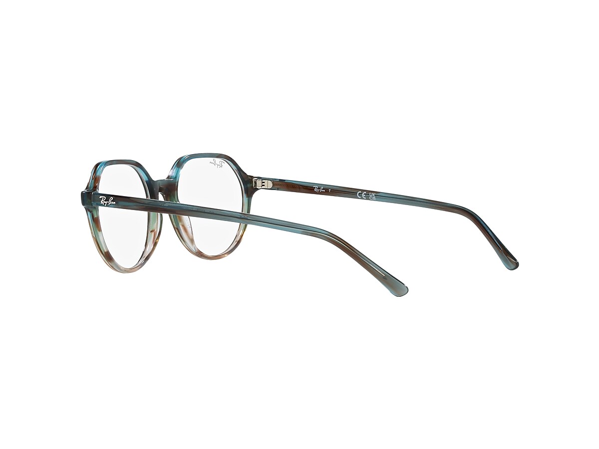 THALIA OPTICS Eyeglasses with Striped Blue & Green Frame - RB5395