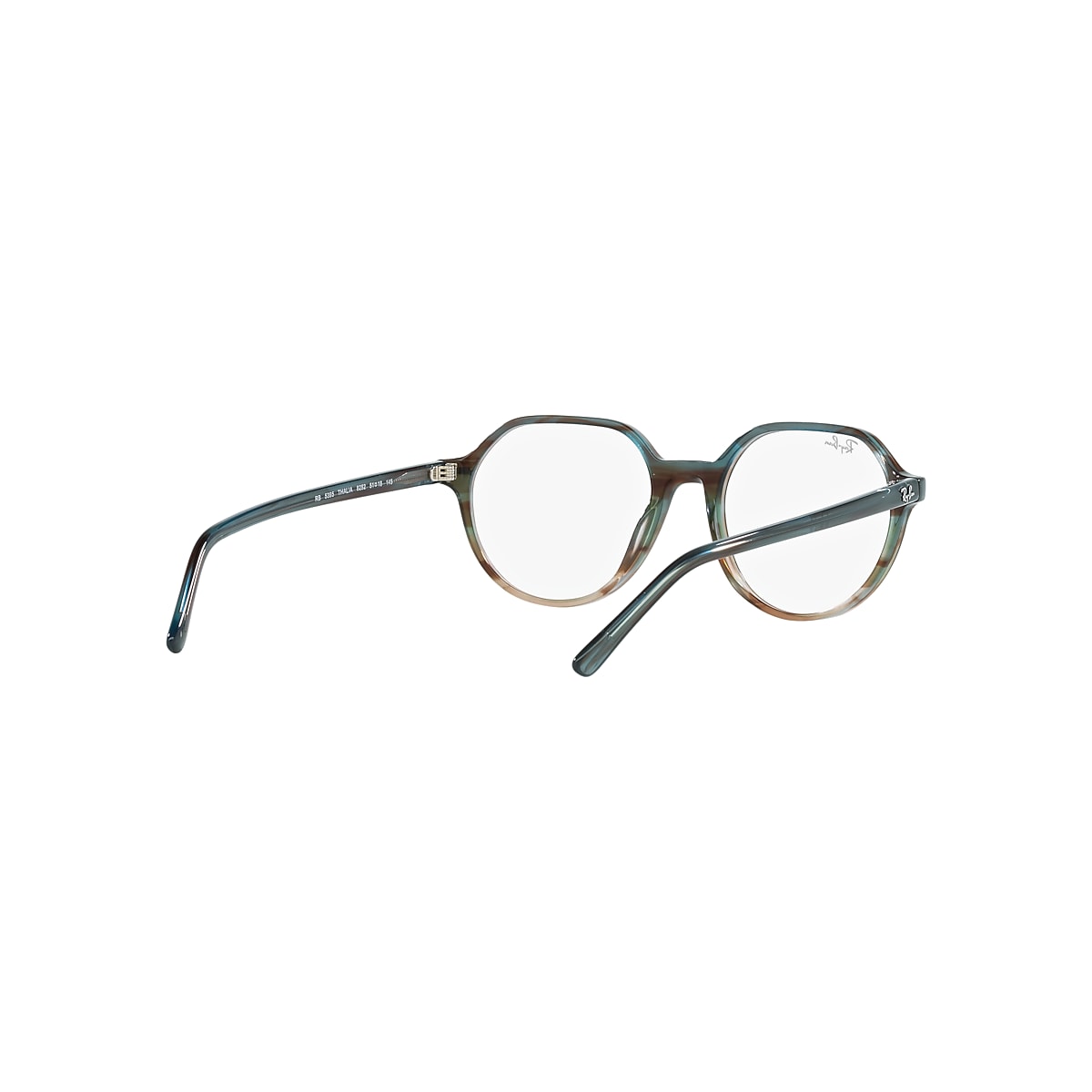 THALIA OPTICS Eyeglasses with Striped Blue & Green Frame - RB5395