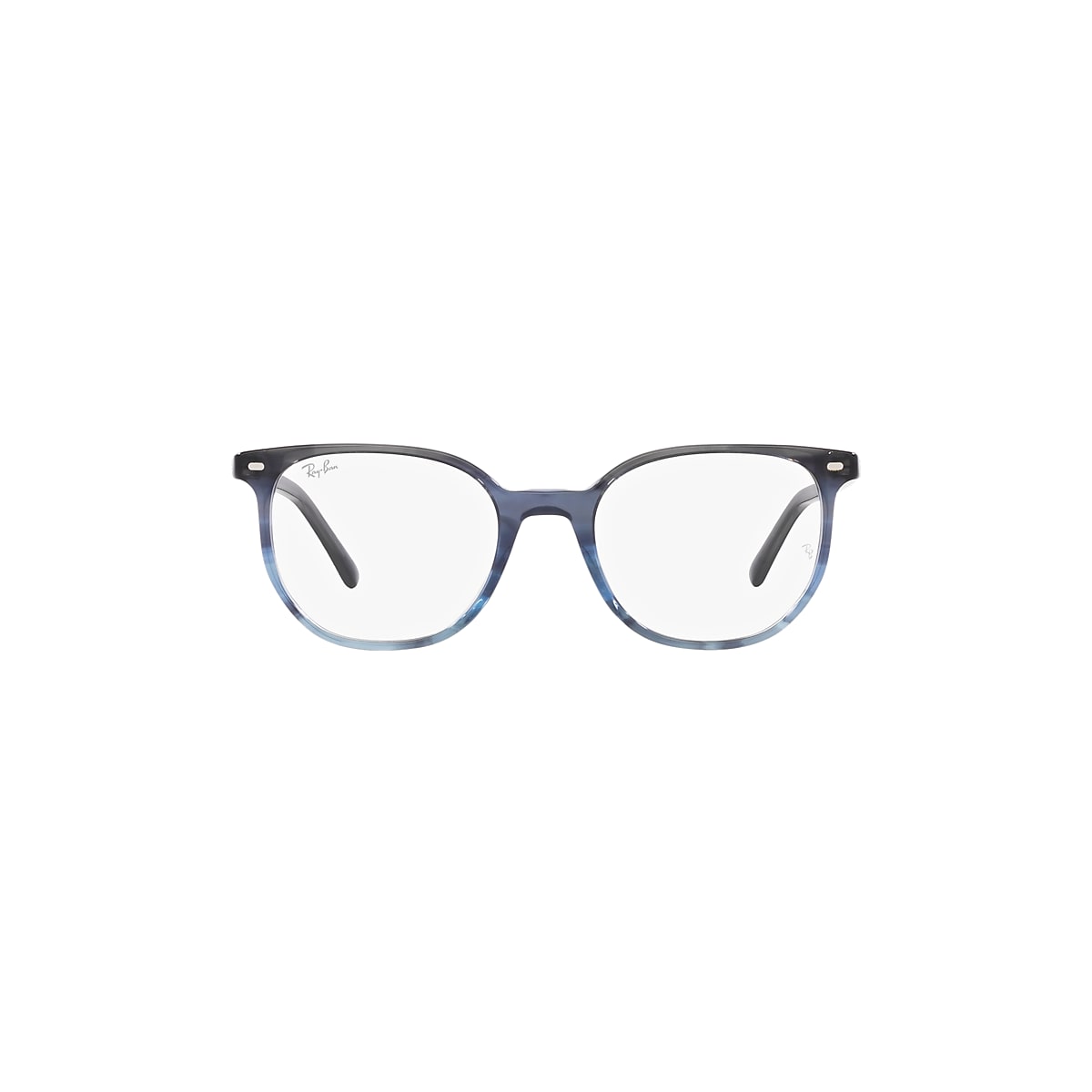 ELLIOT OPTICS Eyeglasses with Striped Grey & Blue Frame - RB5397F