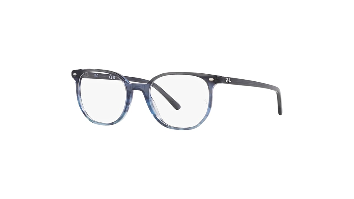 ELLIOT OPTICS Eyeglasses with Striped Grey & Blue Frame - RB5397F