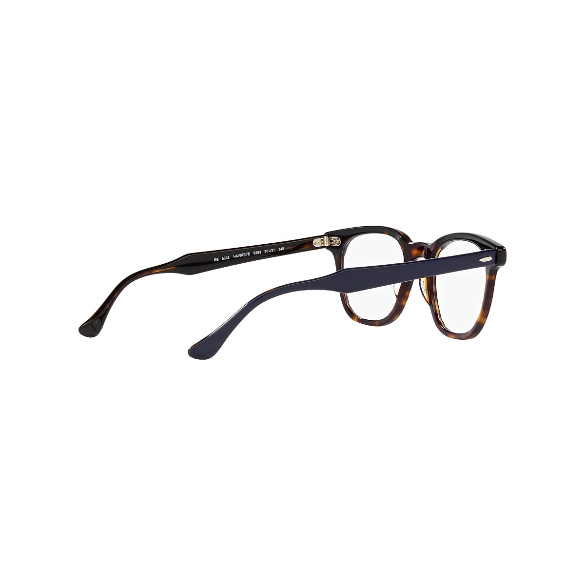 HAWKEYE OPTICS Eyeglasses with Blue On Havana Frame - RB5398
