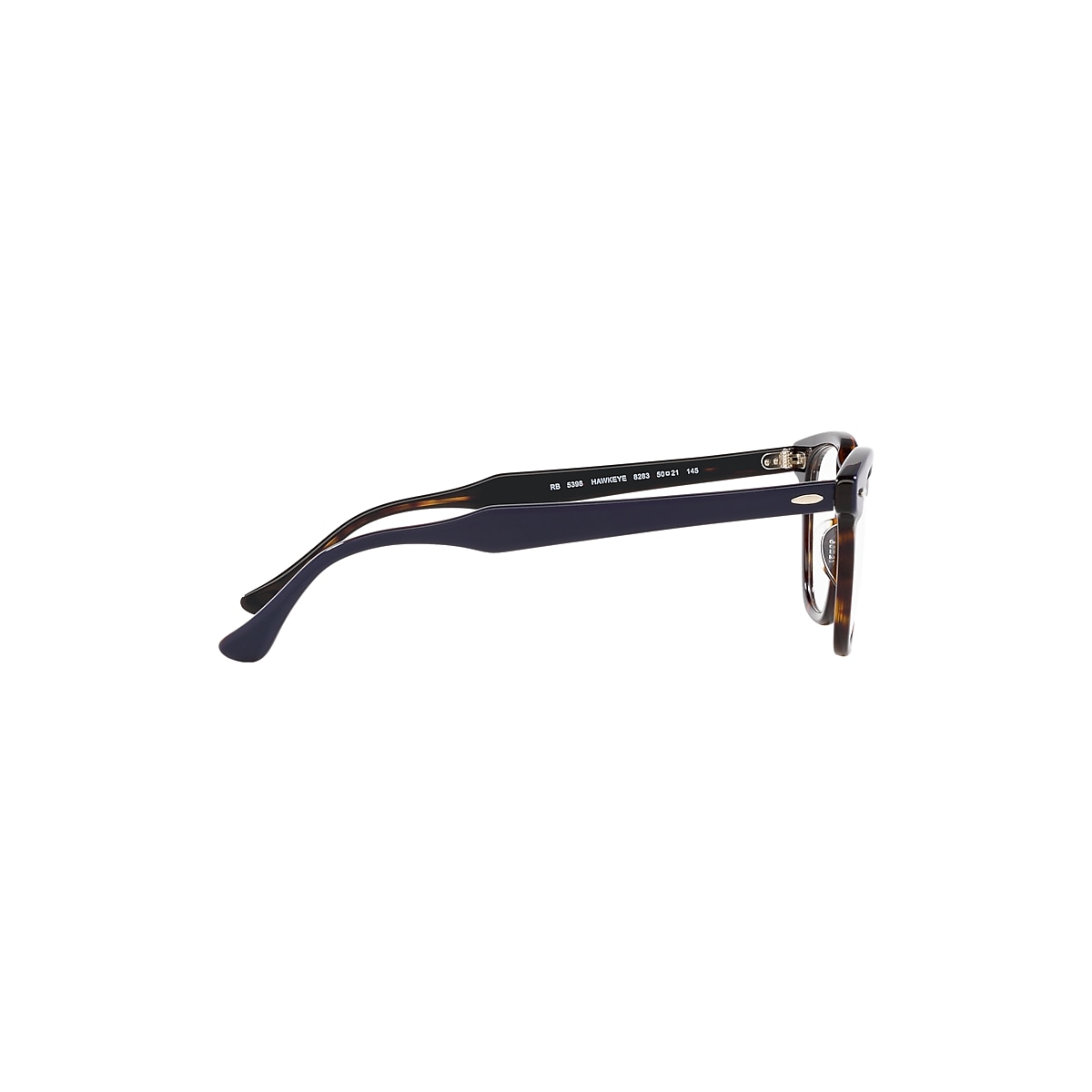 HAWKEYE OPTICS Eyeglasses with Blue On Havana Frame - RB5398