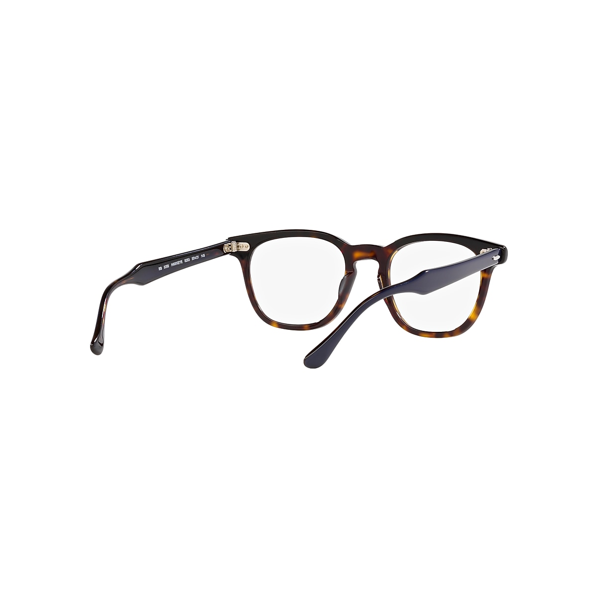 HAWKEYE OPTICS Eyeglasses with Blue On Havana Frame
