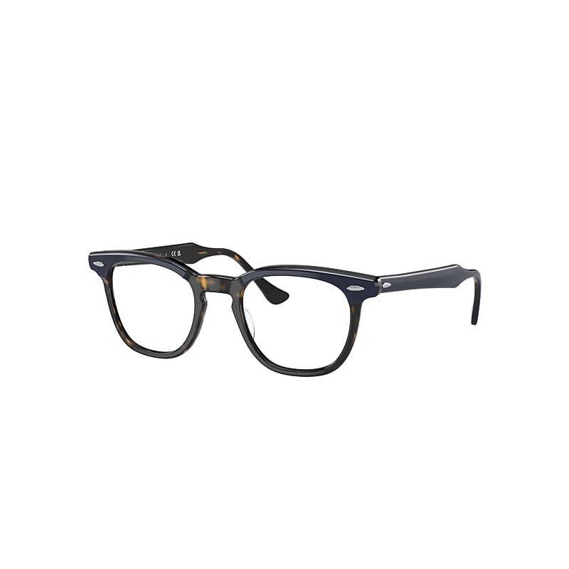 Ray Ban Hawkeye Optics Eyeglasses Blue On Havana Frame Clear Lenses Polarized 50-21 In Blue On Havana