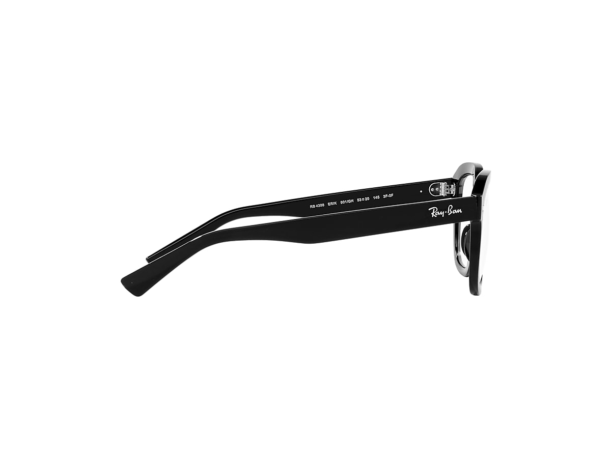 ERIK TRANSITIONS® Sunglasses in Black and Clear/Grey