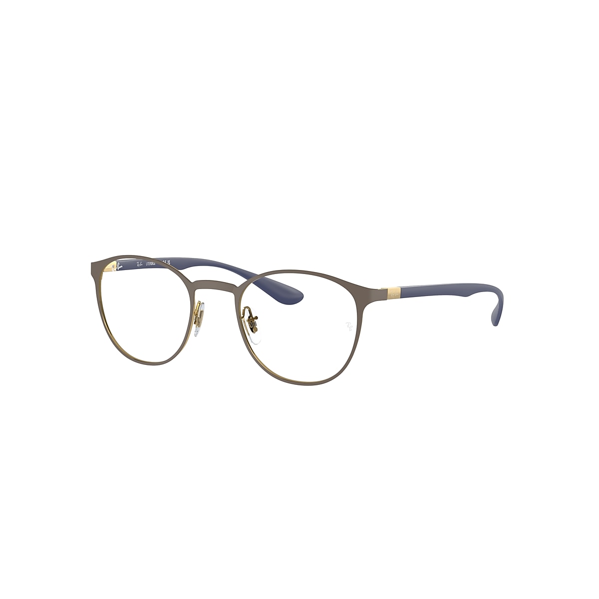 RB6355 OPTICS Eyeglasses with Brown On Gold Frame - RB6355