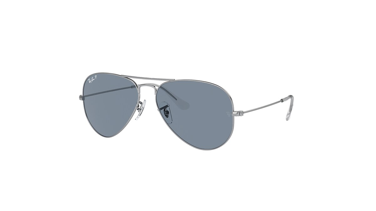 AVIATOR CLASSIC Sunglasses in Silver and Blue - RB3025 | Ray-Ban® US