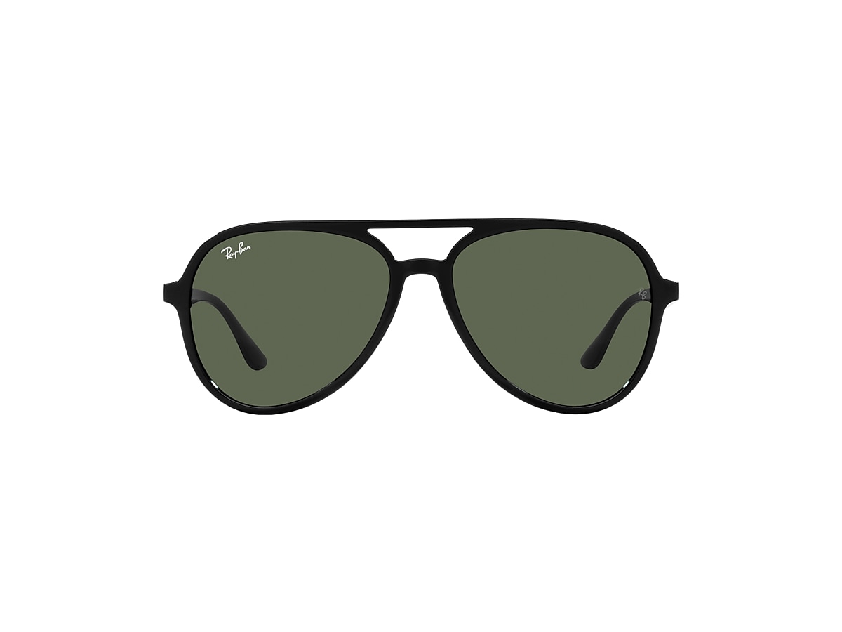 RB4376 Sunglasses in Black and Dark Green - RB4376F