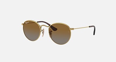 ROUND KIDS Sunglasses in Rose Gold and Violet - RB9547S