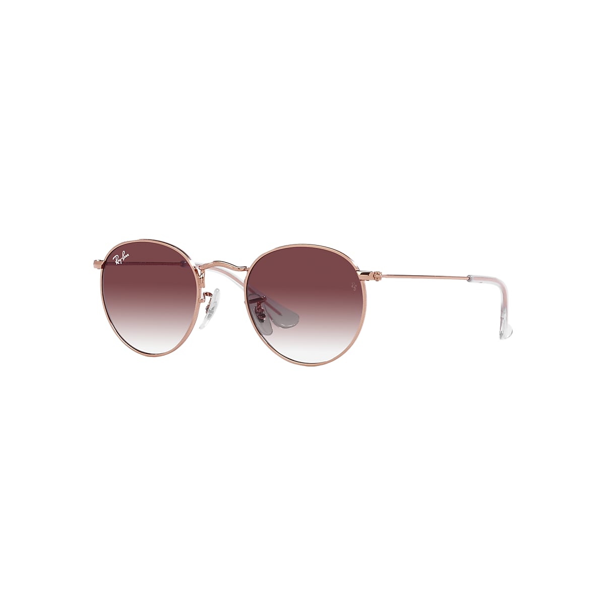 ROUND KIDS Sunglasses in Rose Gold and Violet - RB9547S