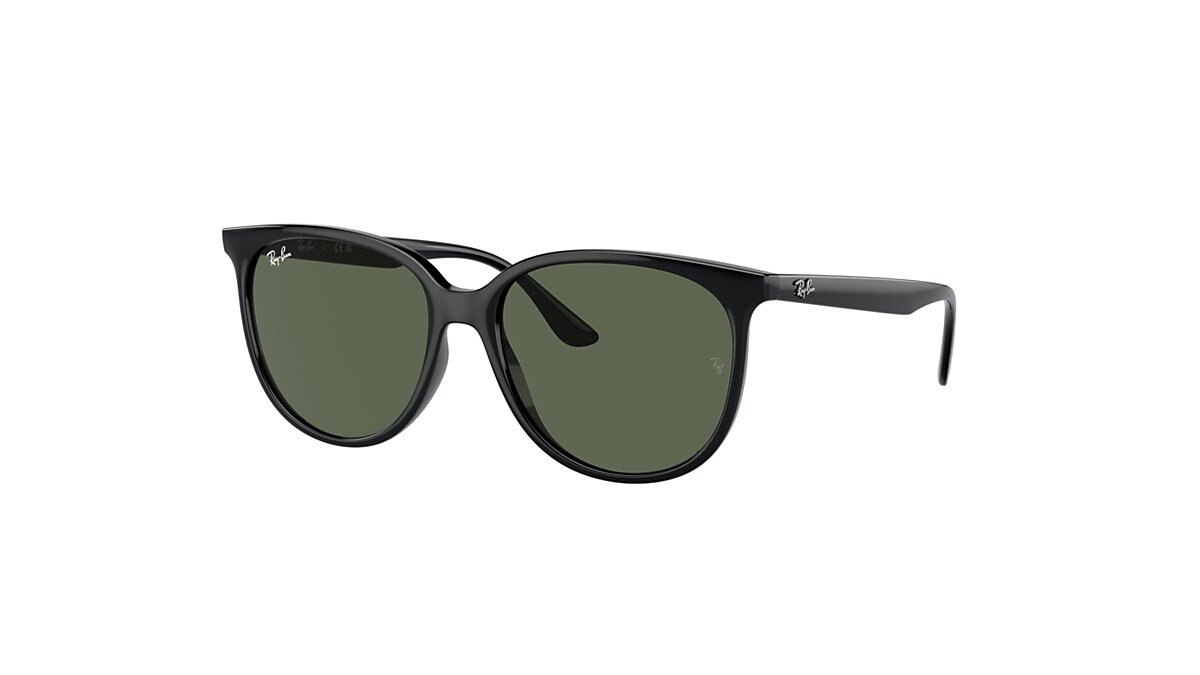 RB4378 Sunglasses in Black and Dark Green - RB4378F | Ray-Ban