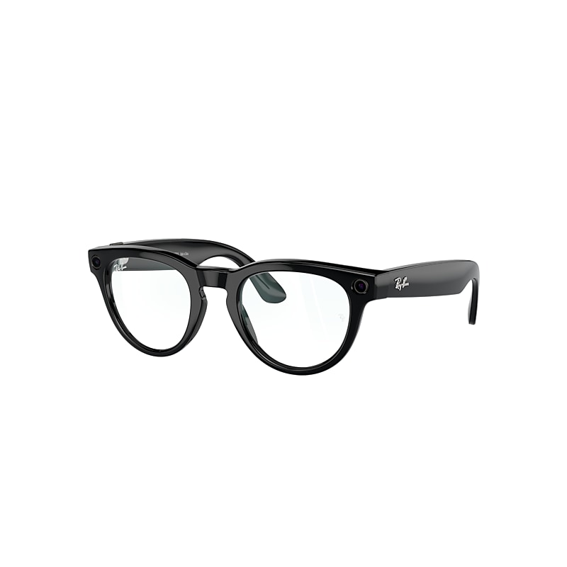 Ray Ban Ray-ban | Meta Headliner Schwarz Fassung Klar Glas 50-23 In Black