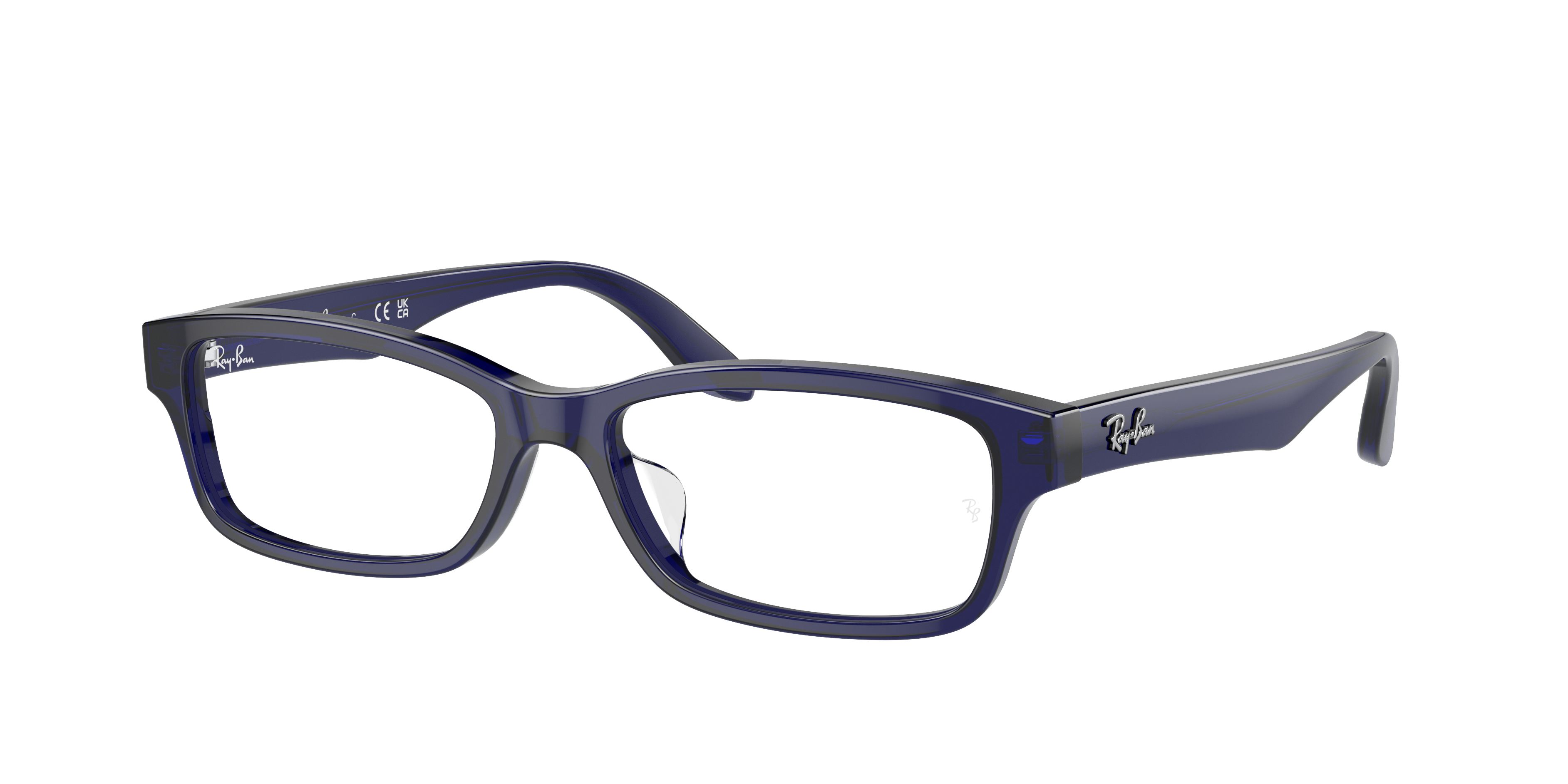 Rb5415 Optics Eyeglasses With Transparent Blue Frame - Rb5415d 