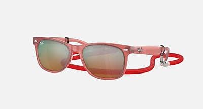 NEW WAYFARER KIDS SUMMER CAPSULE Sunglasses in Opal Blue and Blue RB9052SF Ray Ban