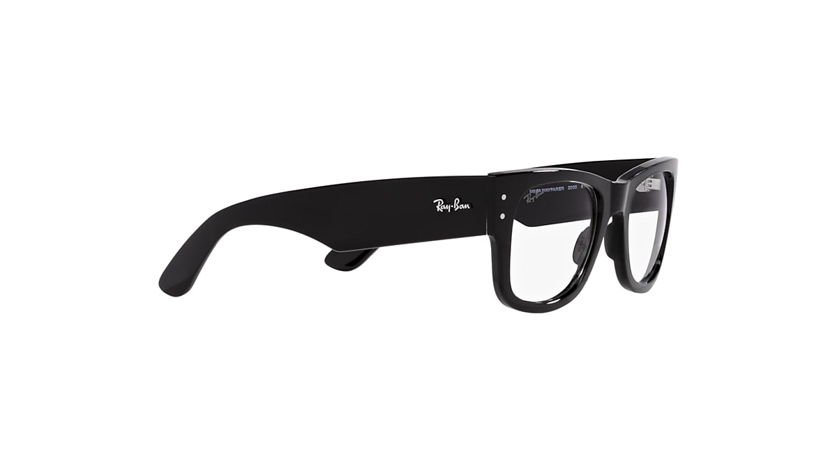 MEGA WAYFARER OPTICS Eyeglasses with Black Frame RB0840V Ray