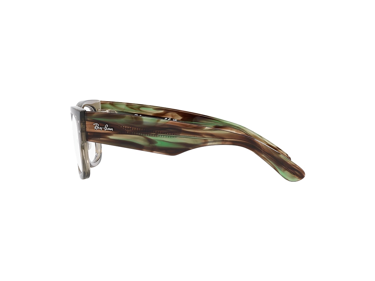 MEGA WAYFARER OPTICS Eyeglasses with Transparent Green Frame