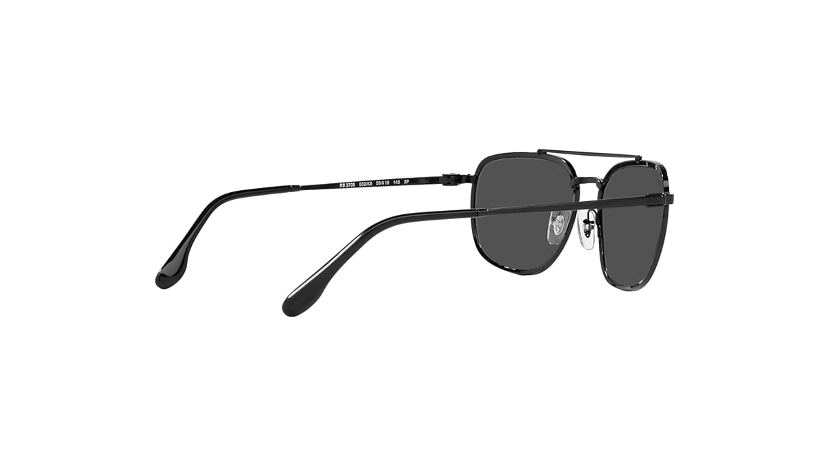 RB3708 CHROMANCE Sunglasses in Black and Grey - RB3708