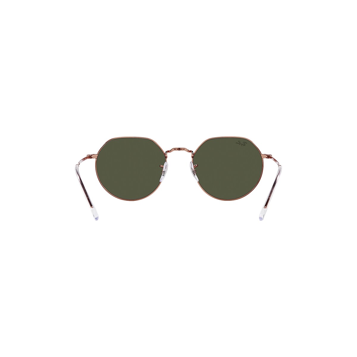 JACK ROSE GOLD Sunglasses in Rose Gold and Green - RB3565