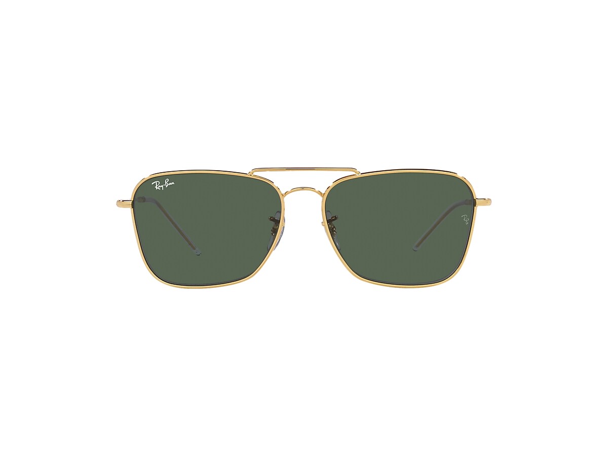 CARAVAN REVERSE Sunglasses in Gold and Green - RBR0102S