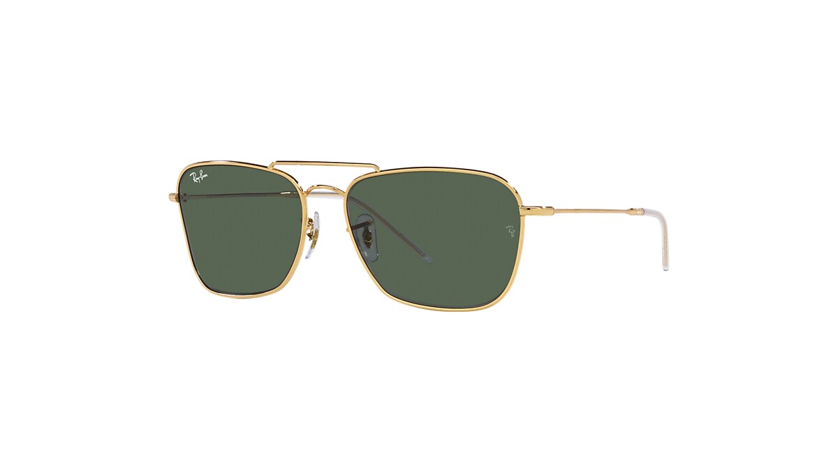 CARAVAN REVERSE Sunglasses in Gold and Green - RBR0102S 