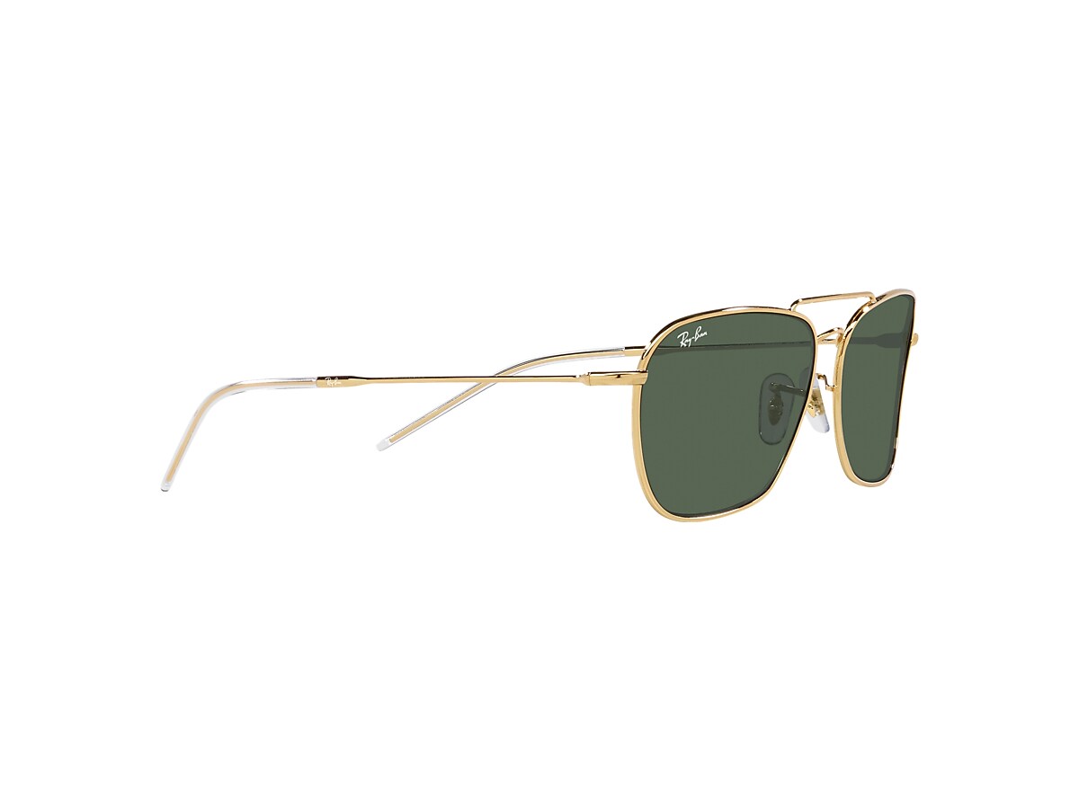 CARAVAN REVERSE Sunglasses in Gold and Green - RBR0102S | Ray-Ban® US