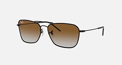 CARAVAN REVERSE Sunglasses in Gunmetal and Light Blue