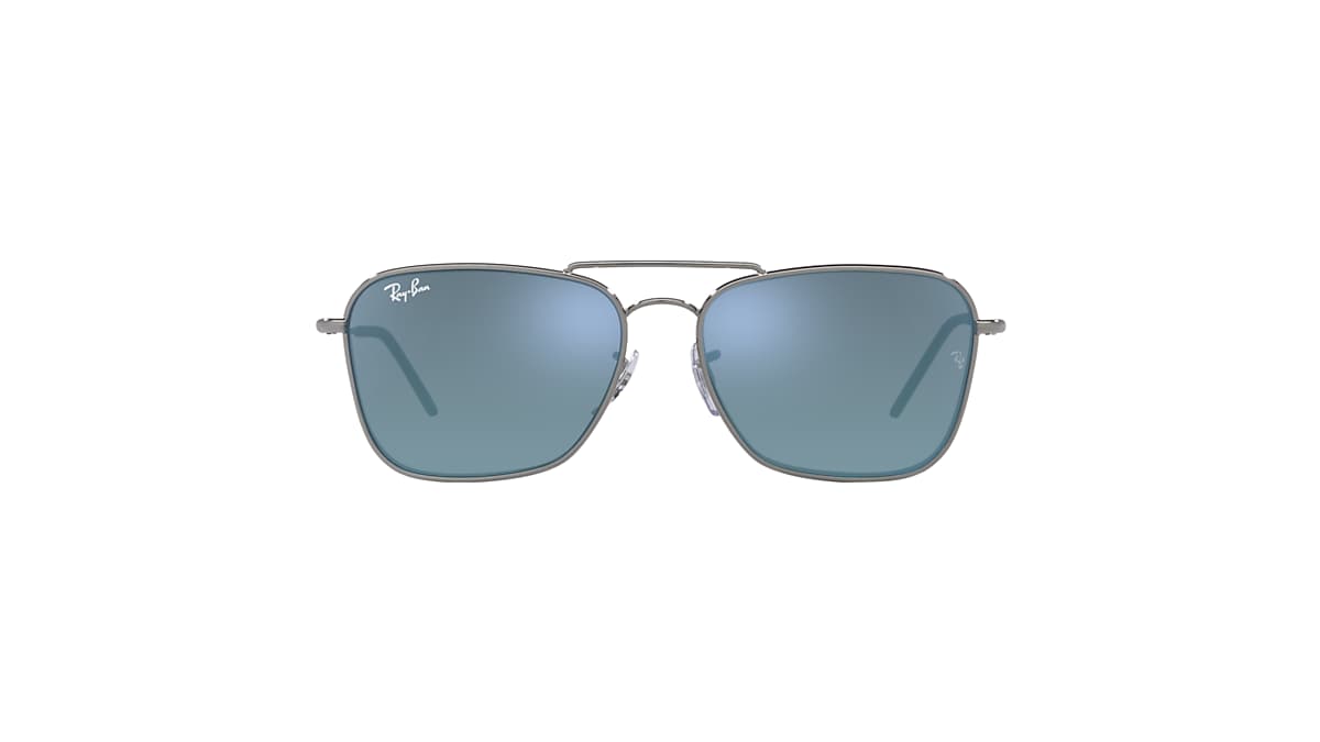 CARAVAN REVERSE Sunglasses in Gunmetal and Blue - RBR0102S | Ray