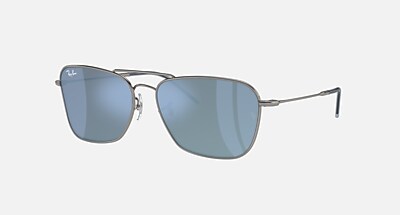CARAVAN REVERSE Sunglasses in Gunmetal and Light Blue - RBR0102S